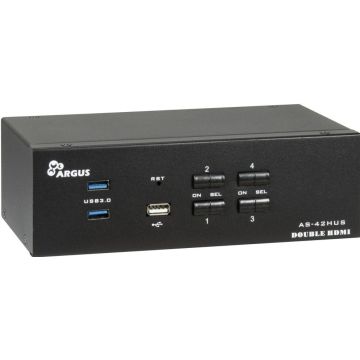Inter-Tech IPC KVM Switch AC-42HUS HDMI, 4K@60Hz
