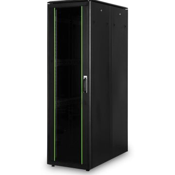 DIGITUS netwerkschrank Unique 42HE 2053x600mmx1200mm zwart. (pallet zending)