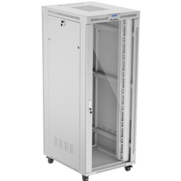 LANBERG 19" 42U 800X1000 GRAU LCD GLASTÜR RACK EINBAUSCHRANK