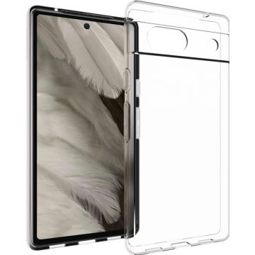 Accezz Clear Backcover Google Pixel 7a - Transparant