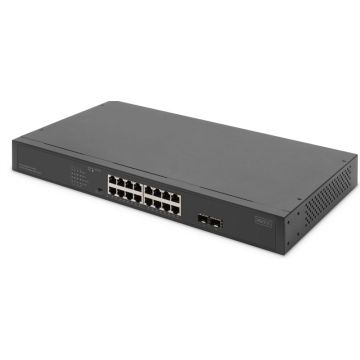 16-Port Gigabit + 2-Port Gigabit SFP