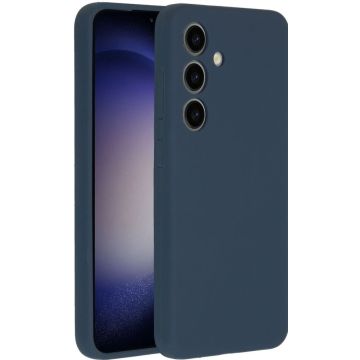 Accezz Liquid Silicone Backcover Samsung Galaxy S24 - Donkerblauw