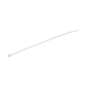 StarTech.com 15cm(6") Cable Ties, 3mm(18") wide, 39mm(1-38") Bundle Diameter, 18kg(40lb) Tensile Strength, Nylon Self Locking Zip Ties w Curved Tip, 94V-2UL Listed, 1000 Pack, White - Nylon 66 Plastic