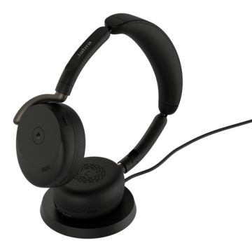 Jabra Evolve3 65 Flex MS Stereo Black (USB-A) +  Oplaadstandaard - Headset