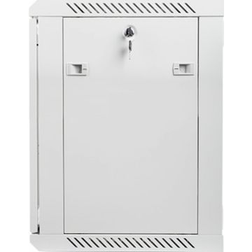 Lanberg Rack Wandbehuizing 19" 12U/600X450 (Flat-Pack) met Gla