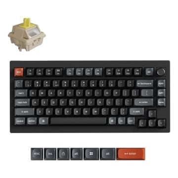 Keychron V1 Ultra 8K 75% Wireless Hot-Swap RGB - Toetsenbord