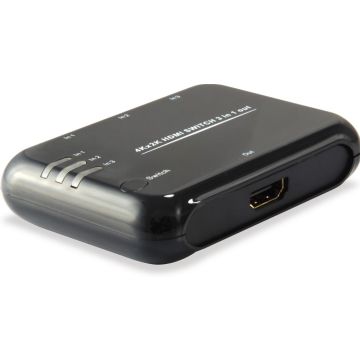 Equip Switch 3-lade HDMI 1.4 DVI1.0 CTS 1.4 3D 4Kx2K zwart