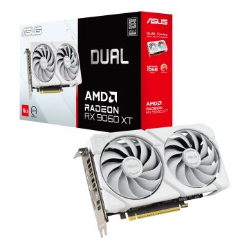 ASUS Dual Radeon RX 9060 XT White Edition - Videokaart