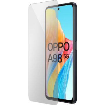 Mobiparts Tempered Glass Screen Protector Kenmerken: Tempered Glass Screen Protector voor Oppo A98 Gemaakt van gehard glas, beschermt tegen krassen, stoten, vuil en vet 100% Transparant 9H (H staat voor hardheid) Ultra Smooth Touch Krasbestendig Anti-bact