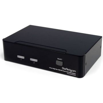 StarTech.com 2-poort Hoge-Resolutie USB DVI Dual-Link KVM-switch met Audio - KVM  audio  USB switch