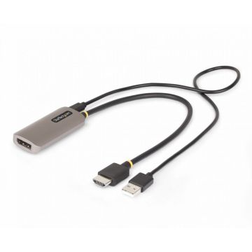 StarTech.com HDMI to DisplayPort Adapter, 8K 60Hz, Active Video Converter - Adapterkabel
