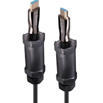 LINDY Fibre Optic Hybrid HDMI 8K60 Kabel gepanzert 50m