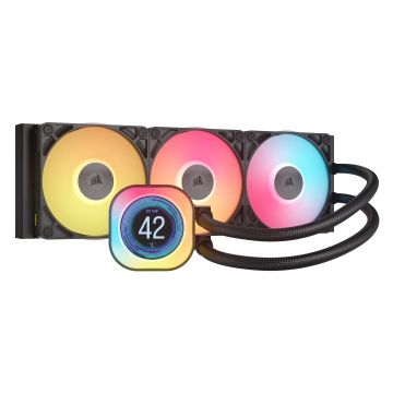 Corsair AIO iCUE LINK TITAN 360 RX LCD Black - Waterkoeler