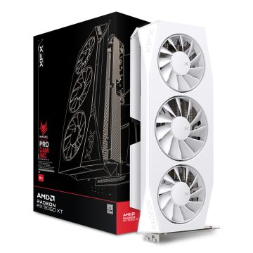 XFX Mercury AMD Radeon RX 9060 XT OC White Gaming Edition - Videokaart