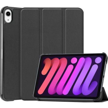 Accezz Trifold Bookcase voor iPad Mini 6 (2021) en iPad Mini 7 (2024) - Zwart