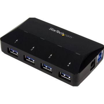 StarTech.com 4-Poorts USB 3.0 Hub met specifieke oplaadpoort - 1 x 2.4A poort