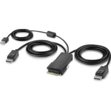 Belkin Secure Modular DP Dual Head Host Cable - VideoUSB kabel