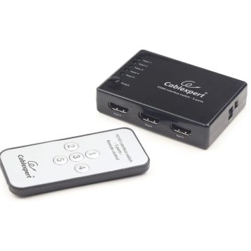 Gembird HDMI Switch - 5 ingangen -> 1 uitgang