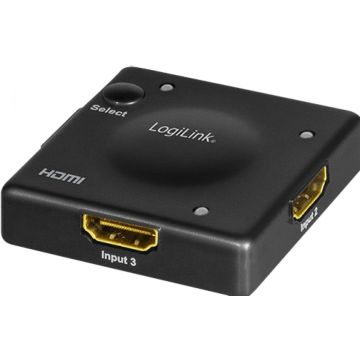 Adap Logilink HDMI switch 3x1-Port 7 GBps