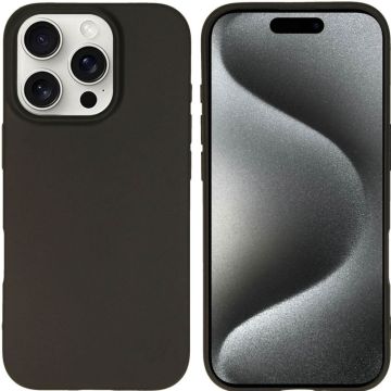 Accezz Color Backcover iPhone 16 Pro - Zwart