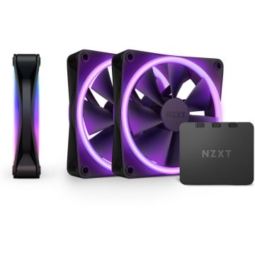 NZXT F120 RGB Duo Black Triple Pack - Ventilator