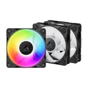 Arctic P12 Pro A-RGB Black 3-pack - Ventilator