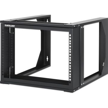 INTELLINET 19"" Open Frame Rack 2 Schienen 6HE T:450mm schwrz