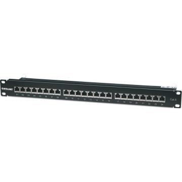 Intellinet Patchpanel 1HE 24-Port Cat6 FTP zw