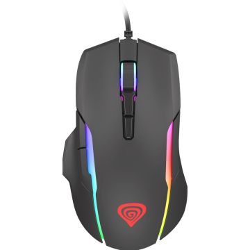 Genesis kabelgeb. Gaming muis XENON 220 G2 RGB zwart