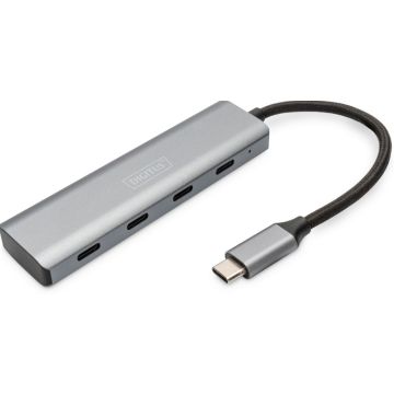 USB Hub Digitus USB 3.1 4-Port Aluminum 4x USB-C