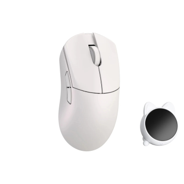 WLMouse Huan Stainless Magnesium Alloy Wireless White - Muis