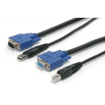 StarTech.com 1,80 m 2-in-1 USB KVM-kabel - Toetsenbord-  video-  muis-  USB-kabel