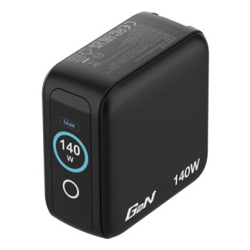 Verbatim Mini GaN Charger 140W with Display - 3 Poorten