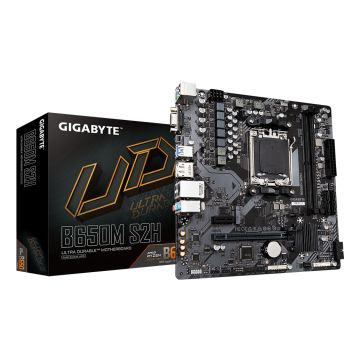 GIGABYTE B650M S2H moederbord AMD B650 Socket AM5 micro ATX