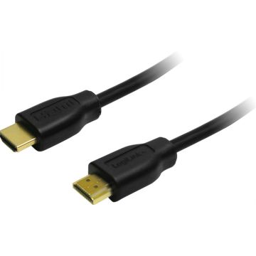 Cable Logilink HDMI with Ethernet 0,5m Black 4K, 30 Hz, High Speed