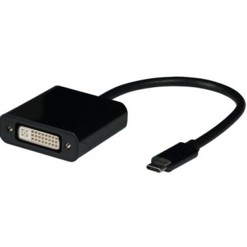 EFB USB3.2 Adapterkabel,Typ-C DVI-D,Typ-C Stecker-DVI-D,0,15