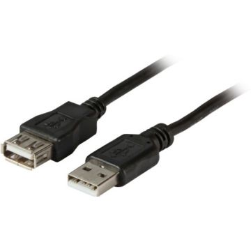 EFB USB2.0 Verlängerungskabel A-A,St-Bu,1,0m,grijs,Classic
