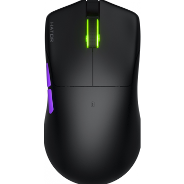 HATOR Pulsar 3 Ultra Wireless RGB Zwart - Muis