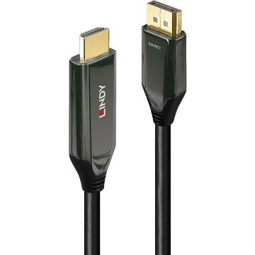 LINDY DisplayPort an HDMI 8K60 Adapterkabel aktiv 1m