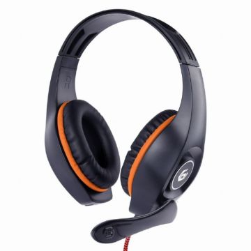 gembird Gaming-Headset Lautstärkereg, oran-zwart, 3,5 mm