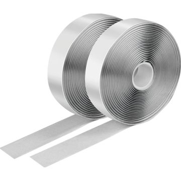 Logilink Klettband-Set, weiß, Breite: 25 mm, Rolle, 5m