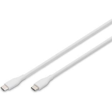 DIGITUS USB 2.0 aansluitkabel Type C -C Silicon St/St 0,5m w