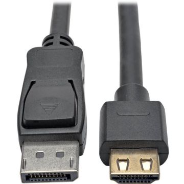 Eaton Tripp Lite Series DisplayPort 1.2 to HDMI Active Adapter Cable (MM), 4K 60 Hz, Gripping HDMI Plug, HDCP 2.2, 15 ft. (4.6 m) - Adapterkabel