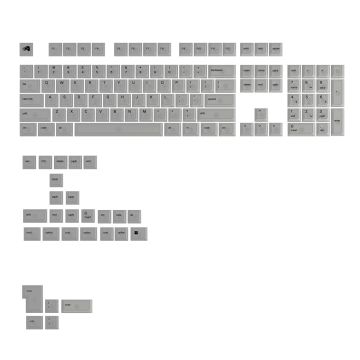 Glorious Polychroma V2 Keycaps, ANSI Layout (US), Polycarbonat, UV-Druck - Transparent