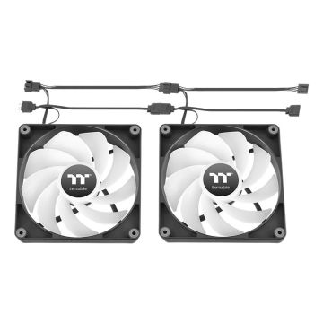 Thermaltake CT140 EX Reverse ARGB Sync PC Cooling Fan Black 2-pack - Ventilator
