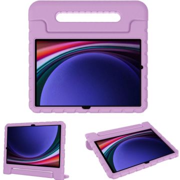 Accezz Kidsproof Backcover met handvat Samsung Galaxy Tab S9 11.0 inch / Tab S9 FE 10.9 inch - Lila