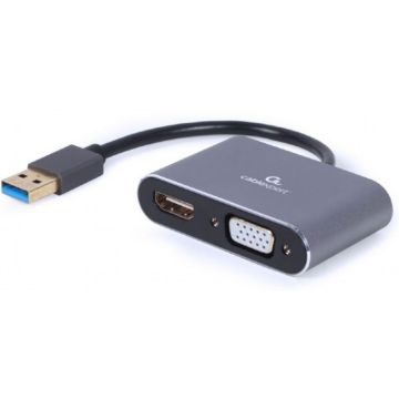gembird USB 3.0 auf HDMI en VGA Video-Adapterkabel
