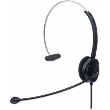 Manhattan Mono USB-Headset Ohrauflegendes Design (On-Ear)
