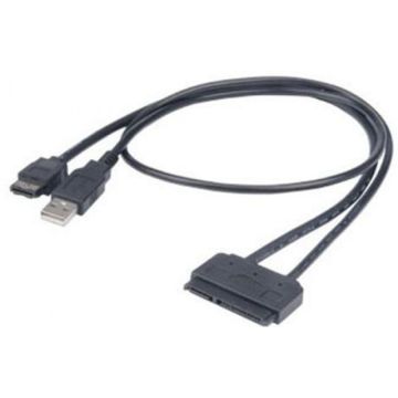 Akasa Flexstor eSATA-Kabel für 2,5-Zoll-SATA-HDD und -SSD