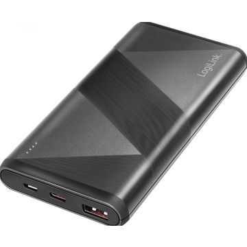 Logilink Powerbank 10000 mAh, 1x USB-A QC 3 & 1x USB-C PD 2